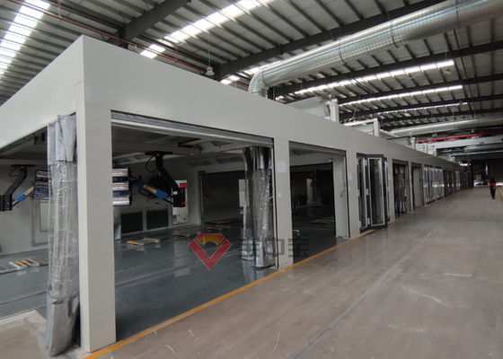 Kalite Kızılötesi lambalı Isı Sistemli Otomatik Sac Boya Hattı Fabrika