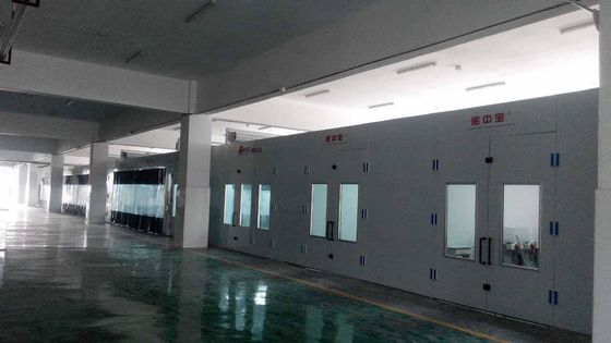Kalite Eğitim Merkezi için Metal Boyama Hattı Araba Tamiri İçin Otomatik Sac Beyaz Renk Fabrika