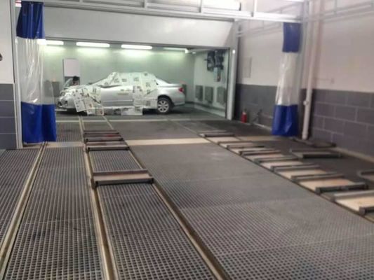 Kalite Sac Boya Hattı İçin Isıtmasız Hazırlık İstasyonu Boya Kabini Araç Ön İstasyonu Fabrika