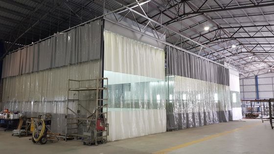 Kalite pvc perde hazırlık istasyonu galvanizli çelik sac beyaz renk boyama askeri ürün Fabrika