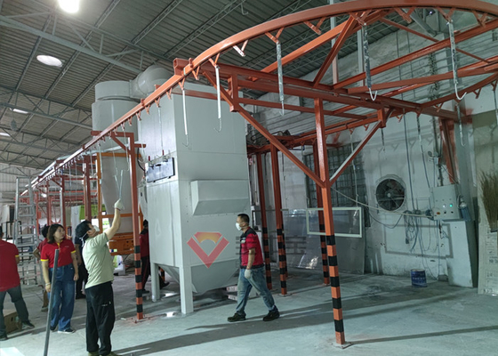 Toz Boya Hattı Toz Boya Tesisi Elektrostatik Toz Boya Ekipmanları