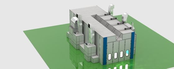 Kalite İki sdie duvar çıkarma endüstriyel boya kabini açılır üst katlanır kapı Fabrika