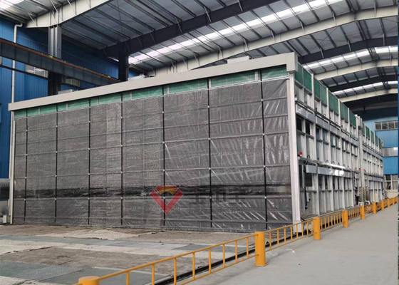 Özelleştirilmiş Metal İş Parçası İçin Geri Çekilebilir Ağır Makine Boyama Kabini