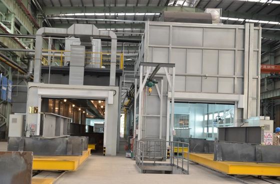 Kalite Akıllı Kontrol sistemli Pişirme Fırını ile Metal Üretim Püskürtme Kabini Fabrika