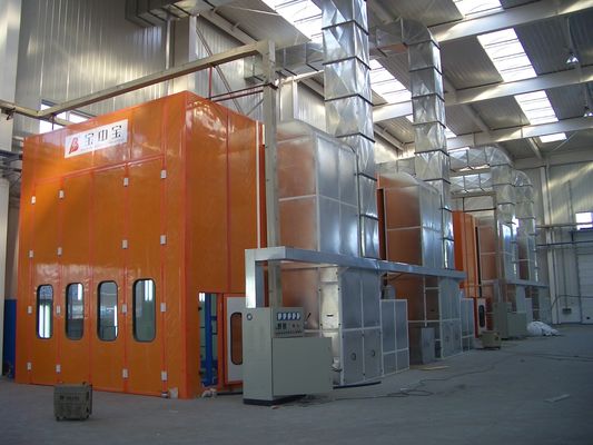 Kalite Araç için Otobüs Boyama Odası Hava Akışı Tam Alttan Çekişli Boya Kabini Fabrika