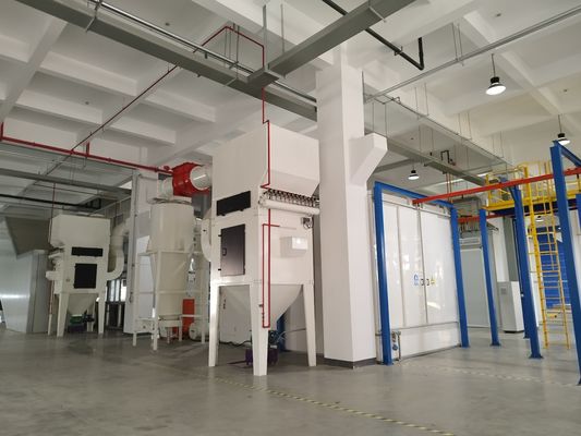 Kalite Dokunmatik ekran kontrolü ağır sanayi ekipmanları için toz kaplama hattı özel boya çözümü Fabrika