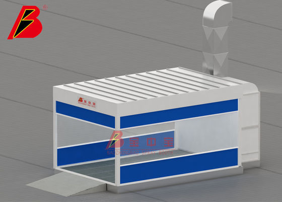 Elektrikli Perde Hazırlama İstasyonu Püskürtme Hattı Kabini Hızlı Onarım Sistemi Boya Kabini