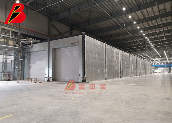 Kalite Çift Sprey Kaplama CE TUV Endüstriyel Boya Hatları Fabrika