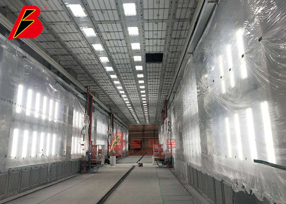 Kalite Metal Sheld Man Lift CE TUV Otobüs Kamyonu Boya Kabini Fabrika