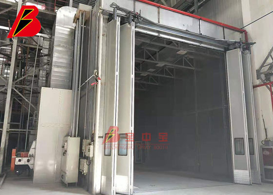 Kalite Kapılardan Tahrikli Gazlı Isıtma Fırında Fırın Otobüsü Boya Kabini Fabrika