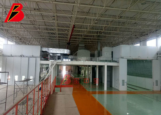 Kalite Ekran Helikopteri 15000mm Endüstriyel Boya Kabini Fabrika