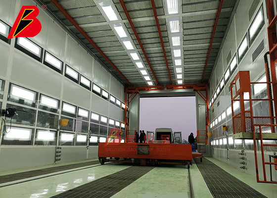 Kalite Büyük Uçak Otobüsü 15144mm Endüstriyel Boya Kabini Fabrika