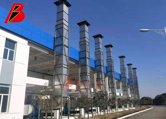 Tek Taraflı Taslak Hava Akışı 50um Endüstriyel Boya Kabini