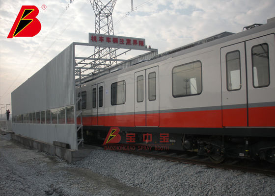 Kalite Otomatik Su Sızdırmazlık Testi İçin Tren Aracı 6900mm IP65 Su Test Odası Fabrika