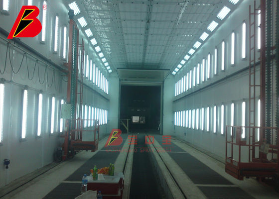 Kalite Man Lift Büyük Ekipmanlar Otobüs Kamyonu 2.5m Dakika Endüstriyel Boya Hatları Fabrika