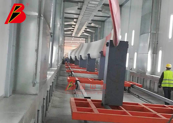 Kalite Yan Egzozlu Rüzgar Bıçağı Pişirme 10um Endüstriyel Boya Kabini Fabrika