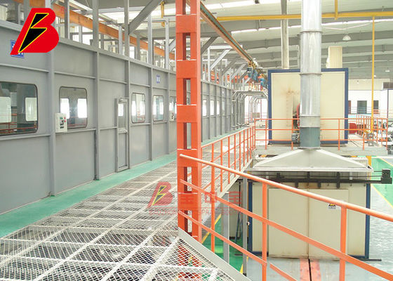 Kalite BZB CE TUV 30dk Fan Egzoz Araba Boyama Hattı Fabrika