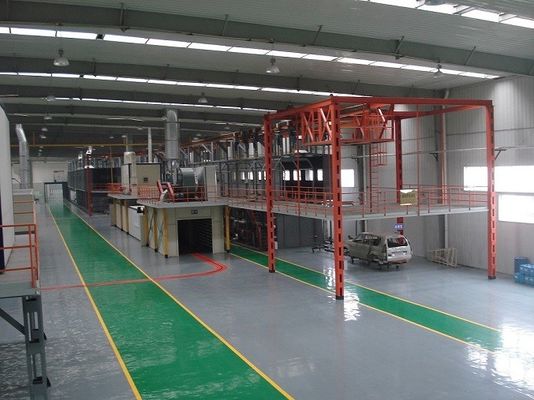 Kalite TUV Smart Transit Elektroforez 40 Mikron Oto Boyama Hattı Fabrika