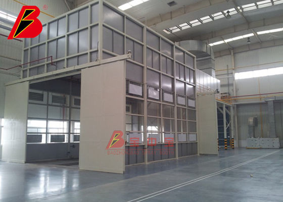 Kalite Görsel Metal Duvar Yanmaz 1.0m Min Otomatik Sprey Boya Hattı Fabrika