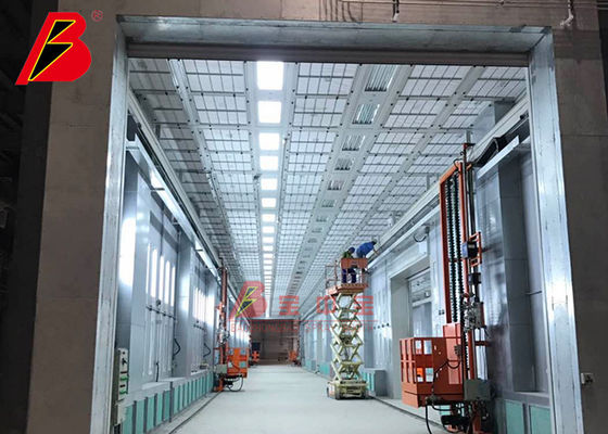 Kalite Boya Üretim Hattı İçinde Suya Dayanıklı Manlift Fabrika