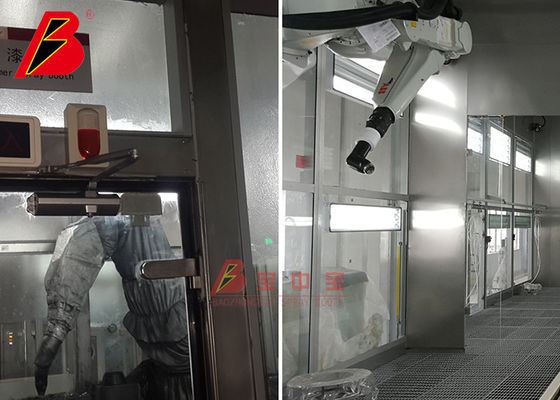 Kalite Marka Arabalar Üreten Robot Kontrol Boya sistemi Otomatik Çizgi Boyama Ekipmanı Fabrika