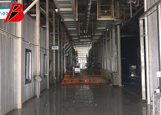 Kalite Otomatik Elektroforez Üretim hattı Otomatik Ön İşlem Sistemi Özelleştirilmiş Boyama Üretim Hattı Projesi Fabrika