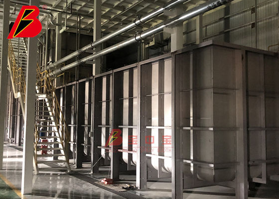 Kalite Elektrikli 50HZ Araba Boyama Hattı PLC Dokunmatik Ekran Fabrika