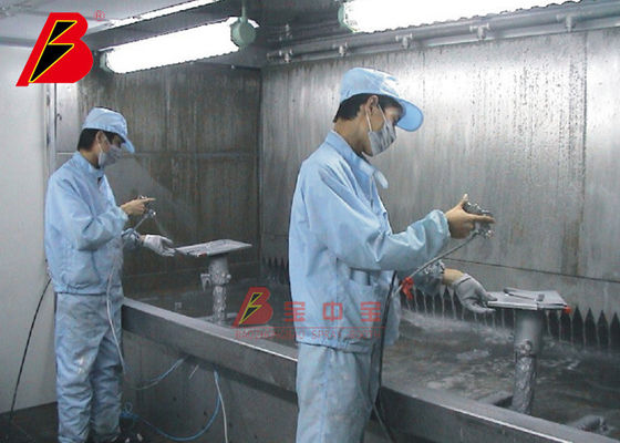 Kalite Mobilya Yapımı İçin 12000mm Küçük İş Parçası Püskürtme Boya Kabini Fabrika