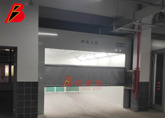 Kalite Body Shop Hazırlık İstasyonu Kabinleri Parlatma Oto Boya Hattı Sac Metal Hattı 4s Shop için Fabrika