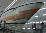 Yat Boya Kabinleri Tekneler için boya kabini bitirme Özelleştirilmiş aşağı çekişli tekne Boya Kabini