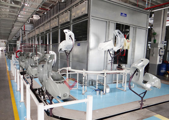 Motosiklet Metal Bileşenleri Otomatik Hat Zinciri Tahrikli Boyama Ekipmanları