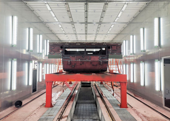 Kalite Tank Boya Odası Askeri Ürün Boya Kabini Ağır Makine Boyama Kabini Hattı Fabrika