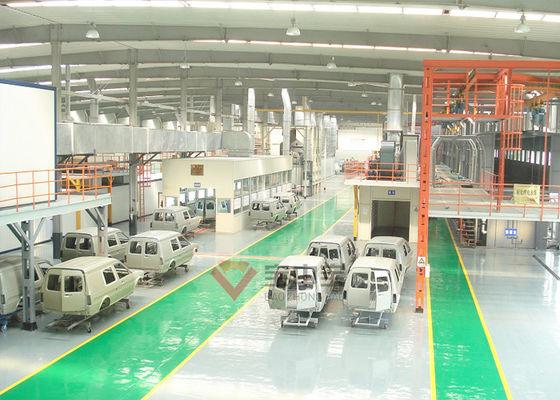 Kalite Satılık Otomatik Püskürtme Makinesi Araba Boyama Hattı ekipman boyama Fabrika