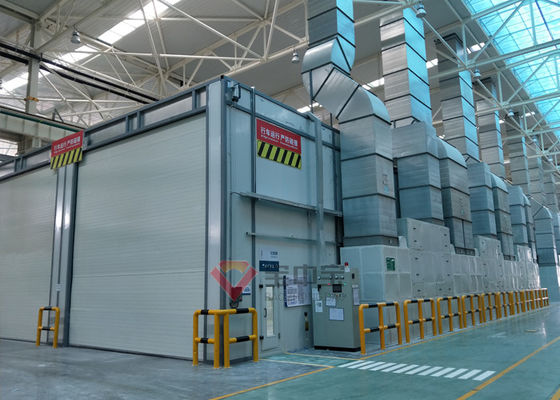 Kalite Rüzgar Bıçağı Fabrikası Boya Kabini Kaplama Üretim Hattı İçin Pişirme Odası Fabrika