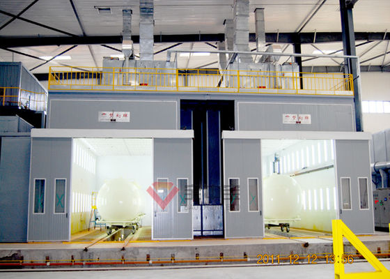 Endüstriyel Sprey Boya Kabini Askeri Fabrika Boyama Ekipmanları