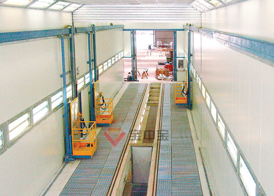 Kalite Tren Boya Kabini Metro Boya Çözümleri için Man Lift Çalışma Platformu Fabrika