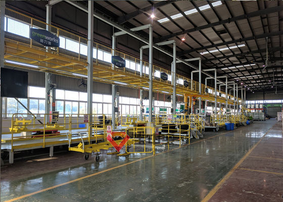 Kalite Motosiklet Otomatik Boya Hattı Akıllı Zincir Tahrik Sistemi için Inspeciton ve montaj hattı Fabrika
