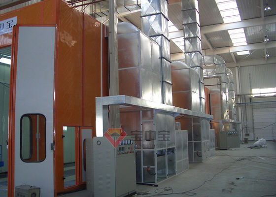 Kalite Dizel Isıtma Otobüsü Tam Alttan Çekişli Püskürtme Kabini Orta Kapı Boya Odası Fabrika