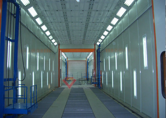 Kamyon Boya Kabini İçin Otobüs Boya Kabini 3D Kaldırma Platformu'nda Adam Kaldırma