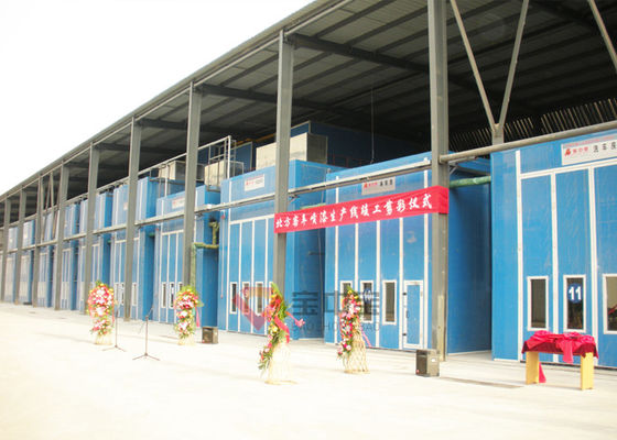 Kalite 3 Boyutlu Kaldırma platformlu Araç Boya Kabini Otobüs Boyama Ekipmanları Fabrika