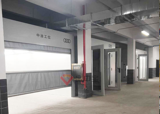 Kalite Audi Araba Tamir Atölyesi Zımpara Kabinleri Parlatma Elektrikli Haddeleme Perde Boya Hazırlama İstasyonu Fabrika