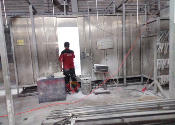 Kalite BZB endüstriyel toz kaplama ekipmanları Otomatik boya hattı Fabrika