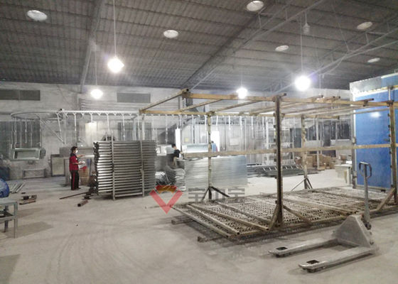 Kalite Endüstriyel metal parçalar için Yarı Otomatik Toz Boya Hatları Fabrika