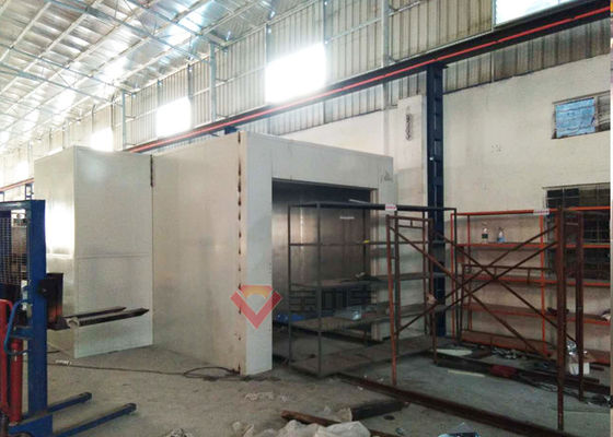 Yüksek Sıcaklık Fırını TUV BZB Otomatik Toz Boya Makinesi
