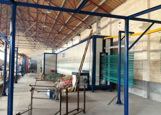 Kalite Alüminyum Profil Güç Kaplama Üretim Hattı Otomatik Boya Sistem Odası Fabrika