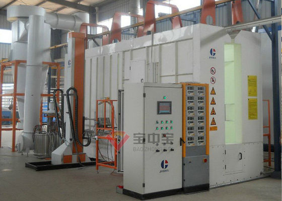 Kalite Singapur'da Büyük Kasırga Toz Odası Otomatik Toz Boya Hattı Fabrika