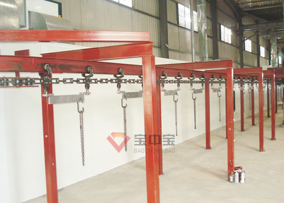 Kalite Asma Zincirli Toz Boya Hattı İçin Boya Hattı Konveyör Sistemleri Fabrika