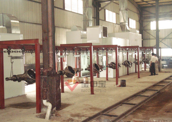 Kalite Oto Parçası Güç Kaplama Hattı Profesyonel Boya Hattı Konveyör Sistemleri Fabrika