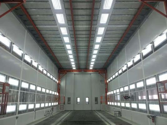 Kalite Kaplama Üretim Ekipmanları BZB Kaplama hattı Tam aşağı taslak Boya Kabini Fabrika