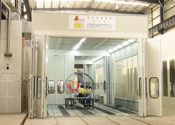Kalite Klima Fabrikası Projeleri İçin Ağır Makine Boya Kabini Profesyonel Kaplama Hattı Fabrika